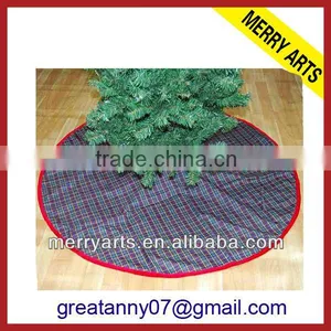 China New Custom Christmas Decoration Product Country Style Christmas Tree Skirt Personalized Christmas Tree Skirt thumbnail-1