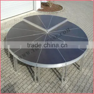 Event Round Portable Stage Decorations With 18 mm Plywood Platform thumbnail-3