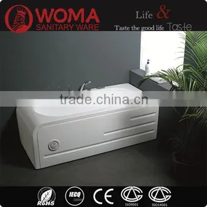 Foshan Factory One Person Rectangular100% Acrylic Bathtub for Sale thumbnail-1