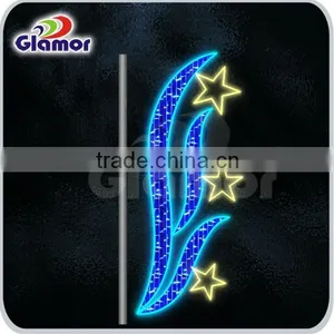 New Design Led Lamp Post Christmas Motif Light thumbnail-1