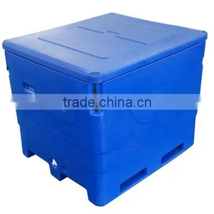 Rotomolding 1000L Big Plastic PE Fish Tubs, Plastic Live Fish Storage Tub for Sale thumbnail-3