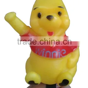 Popular Lovely Winne Bear Desgin Plastic Cartoon Air Bicycle Bell thumbnail-1