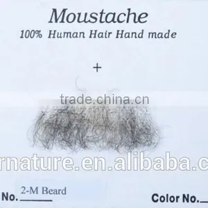 Top Quality 100% Human Hair Beards and Moustache thumbnail-3