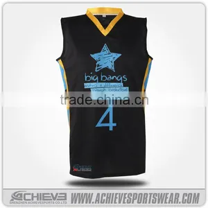 Best Quality Custom Printing Basketball Tops thumbnail-4