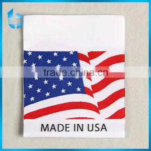 Flag Main Label With Center Folded for Army Shirt thumbnail-1