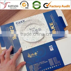 PVC Window With Handle Paperboard Foldable Cake Box thumbnail-1
