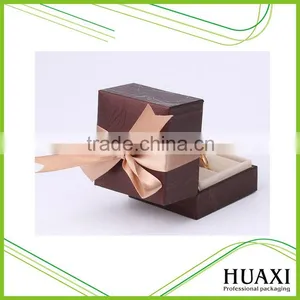 2016 Custom Logo Cheap Printed Small Paper Cardboard Jewelry Boxes/Ring Boxes thumbnail-2