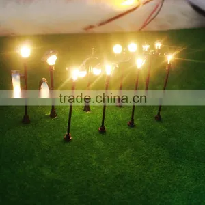 Plastic Building Material Outdoor Light For7cm, Scale Model Building Lighting, HO Scale,N Scale, ML-19 thumbnail-6