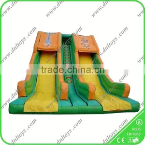 Kids Inflatable Pool Slide,yellow Color Inflatable Water Slide Pool thumbnail-1