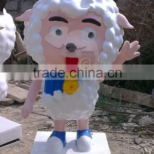 Christmas Garden Cute Fiberglass Cartoon Statue Decorations thumbnail-5