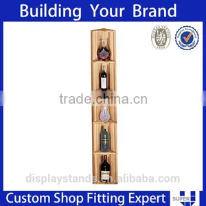 Handmade Wooden Wine Display Cabinet Storage Rack thumbnail-4