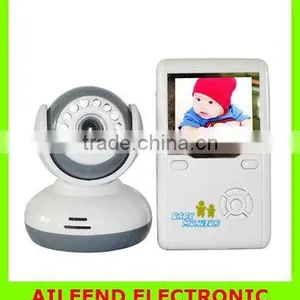 Digital LCD Baby Video Monitor Kits 2.4GHz Wireless Night Vision Radio Nanny 2 Way Intercom Talking Electronics Babysitter thumbnail-1