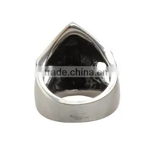Vintage Men's Ring Decoration Carved Skull Titanium Steel Stainless Steel thumbnail-2