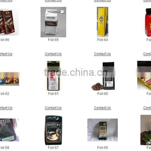 High Quality Food Grade Aluminium Foil Coffee Bags With Custom Design thumbnail-1