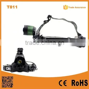 T811 New XML T6 10w LED Head Lights Lamp Camping&hiking 10-watt t6 Led Headlights thumbnail-1