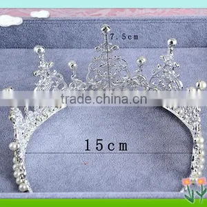 Wholesale Bling Big Rhinestone Wedding Crown ,rhinestone Bridal Crowns thumbnail-3