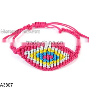 Wholesale Colorful Braided Handmade Turkish Eye Bracelet thumbnail-1