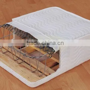 Box Spring, Solid Pallet Wood,Bonnell Spring Hotel Bed Base Kniting Fabric Wood Bed Base thumbnail-3