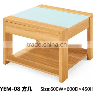 New Design Good Quality Wooden Square Tea Table thumbnail-1