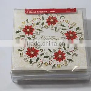 Handmade Greeting Card, 3D Card With Flower,season's Greeting Card thumbnail-1