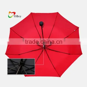 Good Quality Sunny and Rainy 3 Folding Umbrella thumbnail-3