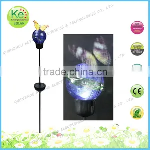 Glass Ball With Dragonfly Courtyard Light Solar Garden Light thumbnail-5
