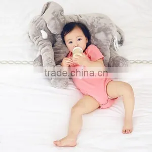 Hot Style Children's Elephant Doll/ Elephant Back Cushion Pillow WeiDang Super Soft Plush Toys Elephant Baby Pillows Waist thumbnail-1