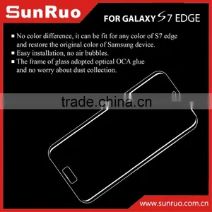 For S7 Edge Tempered Glass Screen Protector, Clear 3D Curved Full Cover Glass for s7 Edge thumbnail-1