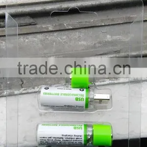 Ni-MH 1.2v 800mAh AA USB Environmental Rechargeable Battery Pack w thumbnail-1