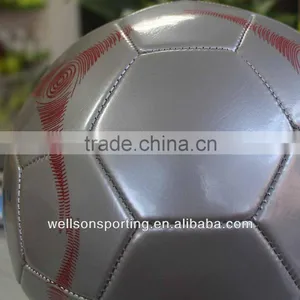 Dark Grey Machine Sewn Synthetic PVC Football thumbnail-6
