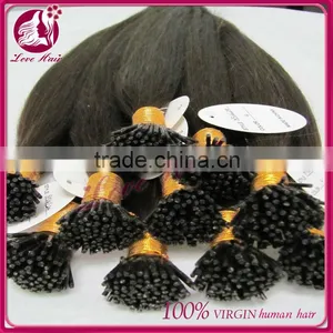 Gifts Thanks Givingday 100% Real Human Hair Extensions I-tip Hair thumbnail-1