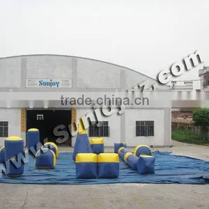 Inflatable Paintball Bunker/ Inflatable Bunker Air/ Inflatable Paint Ball Field Obstacle Wall Shooting Game Adult thumbnail-1