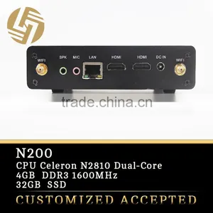 China Low Price Fanless Desktop Dual Core Htpc thumbnail-1