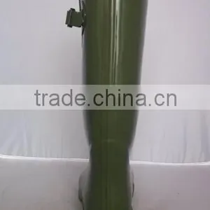 (CH-2518) Popular Olive Men Outdoor Rubber Boots Industry Work Boots Cheap Shoe thumbnail-4