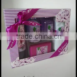Nice Scent Antiseptic Shower Gel, Body Lotion ,bubble Bath and Soap Hotel Bath Set thumbnail-4