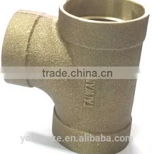 Good Quality in Taiwan Bronze Casting DWV Copper Tee Manufacture thumbnail-3