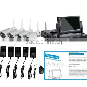 960P 4ch 10.1 Inch LCD Wireless NVR System Kits thumbnail-1