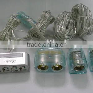 1 to 4 Cigarette Socket With Switch thumbnail-1