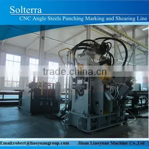 CNC Angle Steels Punching Marking and Shearing Line Machine Made In China thumbnail-1