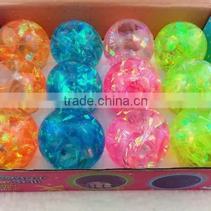 Funny Cool Children's Toys Lead Crystal Elastic Ball Flash Bouncing Ball With Cute Small Fish thumbnail-2