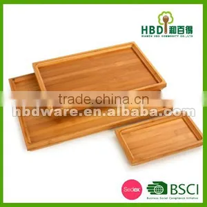 High Quality Bamboo Tea Set Serving Tray thumbnail-1