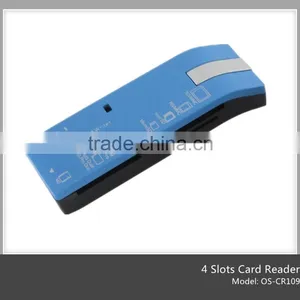 Promotional Custom Logo All In1 Usb 2.0 Card Reader With 4 Slots(OS-CR109) thumbnail-3