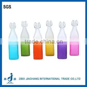 1000ml Glass Material Glass Bottle With Sprayed Color thumbnail-1