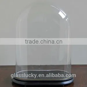 Wholesale Clear Glass Bell Jar With Wooden Base, High Quality Glass Bell Jar Dome Manufacture thumbnail-6