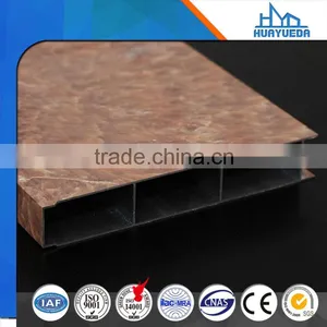 Wood Grain Decoration Aluminum Section With Widely Usage thumbnail-3