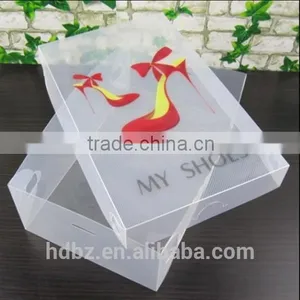 High Quality Cheap Plastic Shoe Box Wholesale thumbnail-1