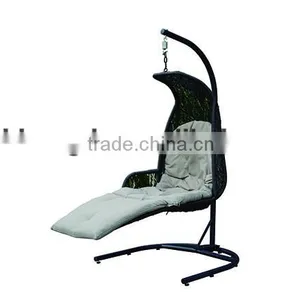 Outdoor Furniture Hanging Egg Chair With Stand thumbnail-2