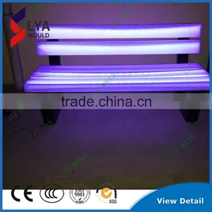 New LED Park Bench Garden Chair Plastic Material thumbnail-1