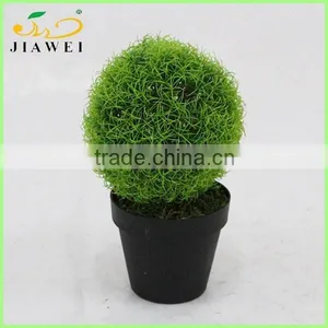 Making Cheap Artificial Grass Ball Bonsai for Table Decorative Sale thumbnail-1