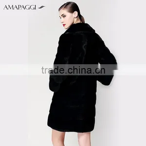2015 Popular Winter Real Mink Fur Coat for Womens thumbnail-3